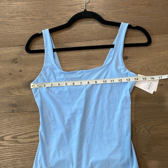 Auden Light Blue 4-Way Stretch Tank Bodysuit Size Medium NWT - Picture 10 of 12